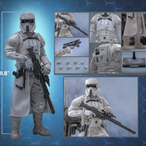 Star Wars: The Mandalorian & Grogu Movie Masterpiece Figura 1/6 Imperial Remnant AT-RT Driver 30 cm
