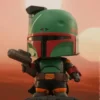 Star Wars: The Mandalorian Minifigura Cosbi Boba Fett Black 8 cm
