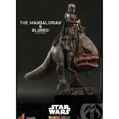 Star Wars The Mandalorian Pack de 2 Figuras 1/6 The Mandalorian & Blurrg 37 cm