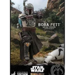 Star Wars The Mandalorian Pack de 2 Figuras 1/6 Boba Fett Deluxe 30 cm