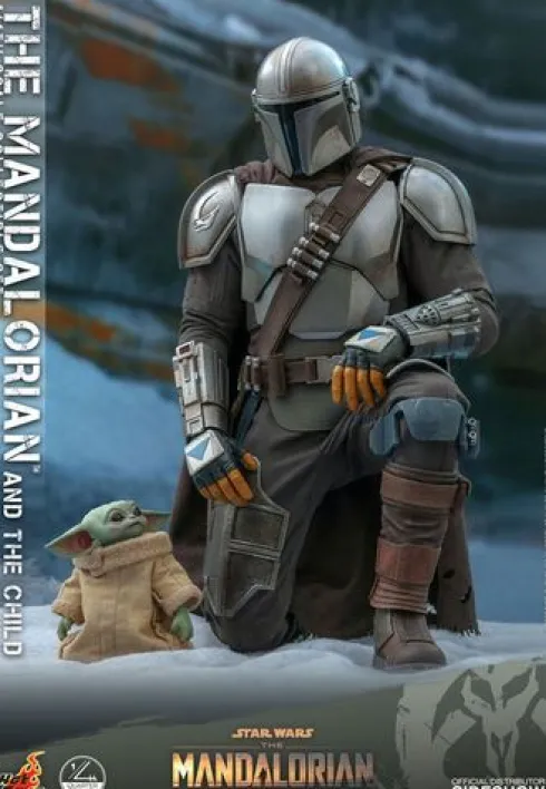 Star Wars The Mandalorian Pack de 2 Figuras 1/4 The Mandalorian & The Child 46 cm