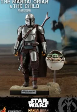 Star Wars The Mandalorian Pack de 2 Figuras 1/6 The Mandalorian & The Child Deluxe Hot Toys 30 cm