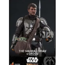 Star Wars The Mandalorian Pack de 2 Figuras 1/6 The Mandalorian & Grogu 30 cm Hot Toys