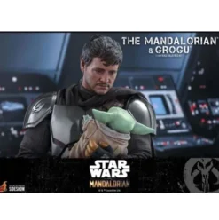 Star Wars The Mandalorian Pack de 2 Figuras 1/6 The Mandalorian & Grogu 30 cm Hot Toys