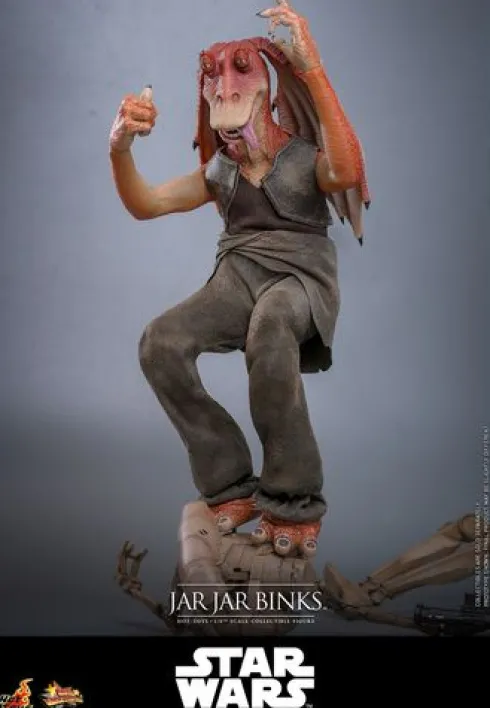 Star Wars The Phantom Menace Figura Movie Masterpiece 1/6 Jar Jar Binks 33 cm