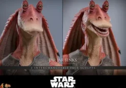 Star Wars The Phantom Menace Figura Movie Masterpiece 1/6 Jar Jar Binks 33 cm