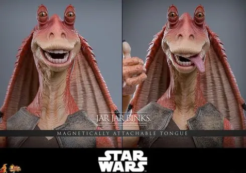 Star Wars The Phantom Menace Figura Movie Masterpiece 1/6 Jar Jar Binks 33 cm