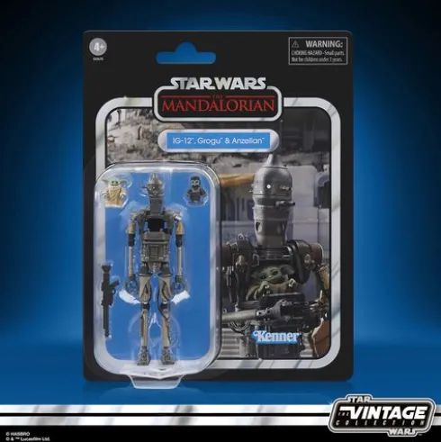 Star Wars The Vintage Collection IG-12, Grogu & Anzellan Deluxe