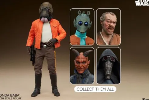 Star Wars: Una Nueva Esperanza Figura Movie Masterpiece 1/6 Ponda Boba