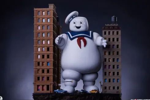 Stay Puft Marshmallow Man Diorama 73 cm