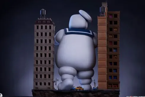 Stay Puft Marshmallow Man Diorama 73 cm