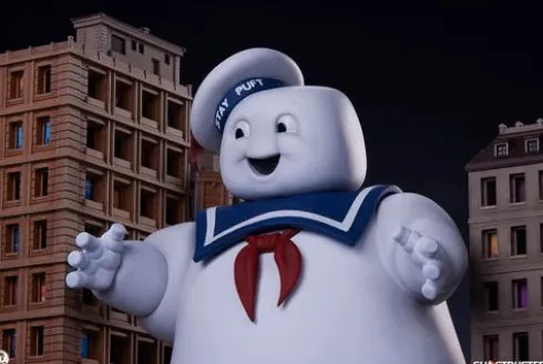 Stay Puft Marshmallow Man Diorama 73 cm