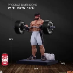 Street Fighter Estatua Premier Series 1/4 Ryu Battle Edition: Powerlifting 53 cm