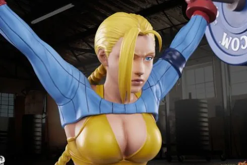 Street Fighter Estatua Premier Series 1/4 Cammy: Powerlifting Alpha 41 cm