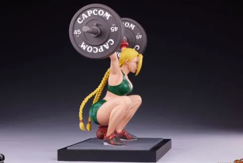 Street Fighter Estatua Premier Series 1/4 Cammy: Powerlifting 41 cm