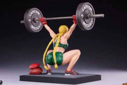 Street Fighter Estatua Premier Series 1/4 Cammy: Powerlifting 41 cm