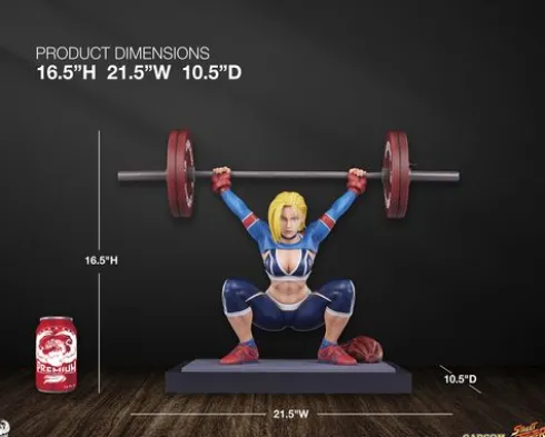 Street Fighter Estatua Premier Series 1/4 Cammy: Powerlifting SF6 41 cm