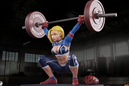 Street Fighter Estatua Premier Series 1/4 Cammy: Powerlifting SF6 41 cm