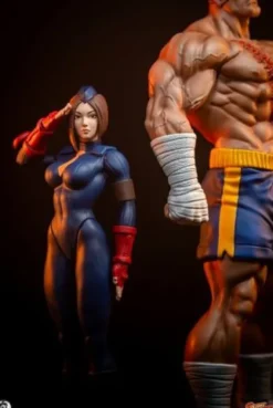 Street Fighter Street Jam Estatuas 1/10 Sagat & Juli 24 cm