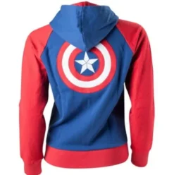 Sudadera Marvel Capitán América con capucha para chica