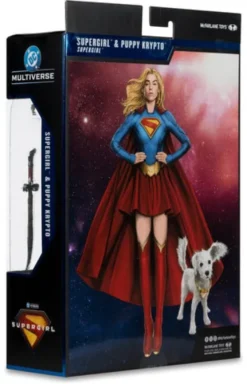 Supergirl (2026) DC Theatrical Deluxe Edition Figura Supergirl & Baby Krypto 17 cm