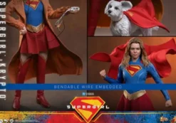 Supergirl Figura 1/6 Movie Masterpiece Supergirl & Krypto