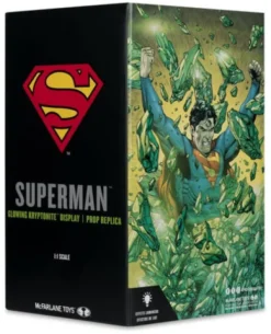 Superman DC Direct Réplica 1/1 Kryptonite Display (Gold Label) 18 cm
