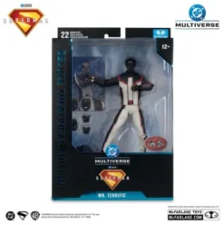 Superman (2025) DC Multiverse Figura Deluxe Theatrical Edition Mr. Terrific (Red Platinum Edition) 18 cm