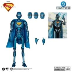 Superman (2025) DC Multiverse Figura Deluxe Superman Robot (Red Platinum Edition) 18 cm