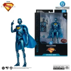 Superman (2025) DC Multiverse Figura Deluxe Superman Robot (Red Platinum Edition) 18 cm