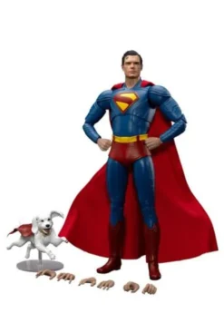 Superman (2025) Figura Superman & Krypto 21 cm