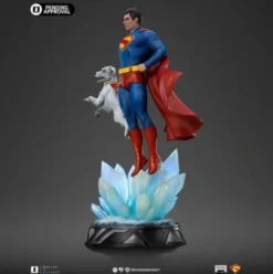 Superman Legacy Estatua 1/10 Art Scale Superman & Krypto 32 cm