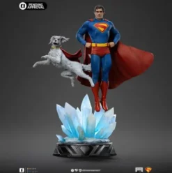 Superman Legacy Estatua 1/10 Art Scale Superman & Krypto 32 cm