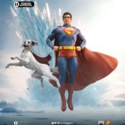 Superman Legacy Estatua 1/10 Art Scale Superman & Krypto 32 cm