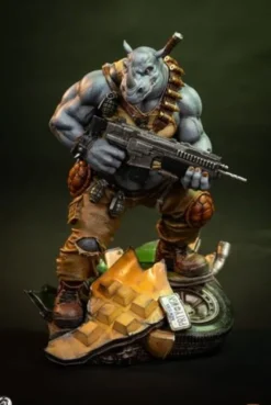 Teenage Mutant Ninja Turtles Legends Estatua 1/3 Rocksteady 69 cm