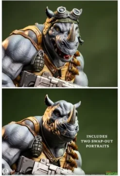 Teenage Mutant Ninja Turtles Legends Estatua 1/3 Rocksteady 69 cm