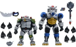 Teenage Mutant Ninja Turtles (1987 Cartoon) Pack de 2 Figuras Robo Tokka and Rahzar 18 cm