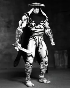 Teenage Mutant Ninja Turtles Figura Foot Assassin Black and White 18 cm