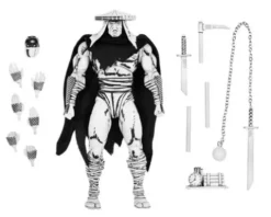 Teenage Mutant Ninja Turtles Figura Foot Assassin Black and White 18 cm
