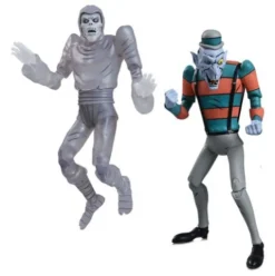 Teenage Mutant Ninja Turtles: Saturday Morning Adventures 2-Pack Figuras Creepy Eddie & Shibano-Sama 17 cm