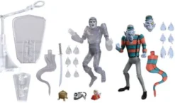 Teenage Mutant Ninja Turtles: Saturday Morning Adventures 2-Pack Figuras Creepy Eddie & Shibano-Sama 17 cm