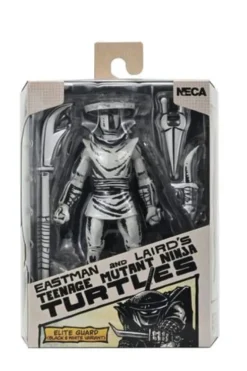 Teenage Mutant Ninja Turtles Figura Elite Foot Ninja Guard Black & White 18 cm