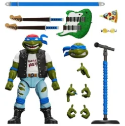 Teenage Mutant Ninja Turtles Figura Ultimates Classic Rocker Leo 18 cm