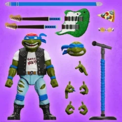Teenage Mutant Ninja Turtles Figura Ultimates Classic Rocker Leo 18 cm