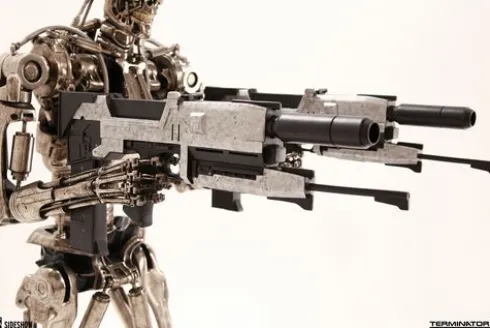 Terminator 2 Estatua tamaño real T-800 Endoskeleton Versión 2 190 cm