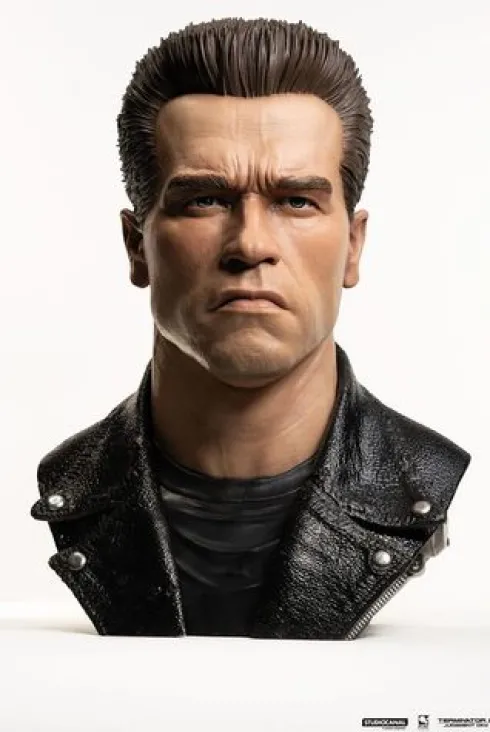 Terminator Replik 1/1 T-800 Model 101 Art Mask Painted Standard Version 46 cm