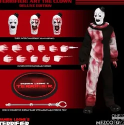 Terrifier Figura 1/12 Art the Clown Deluxe Edition 17 cm