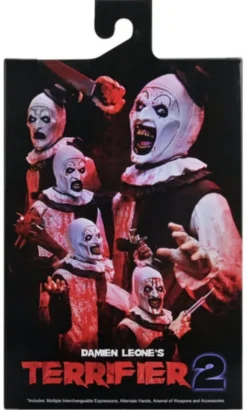 Terrifier 2 Ultimate Figura Art the Clown (Blood Splattered) 18 cm