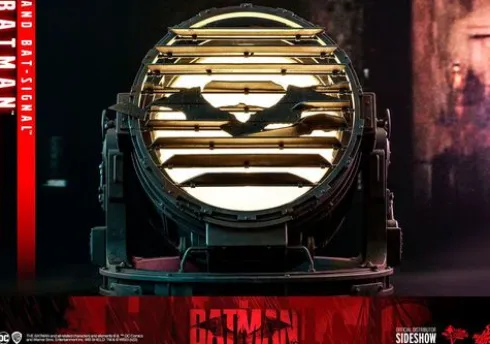 The Batman Figura Movie Masterpiece 1/6 Batman with Bat-Signal 31 cm