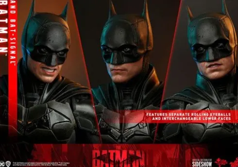 The Batman Figura Movie Masterpiece 1/6 Batman with Bat-Signal 31 cm